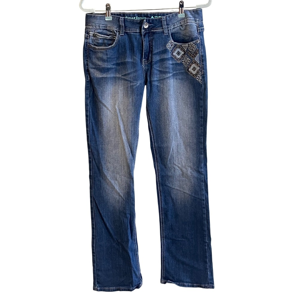 Cruel Denim Bootcut Jeans Abby Rocky Mountain Clothing Embroidered Pockets 30/9L